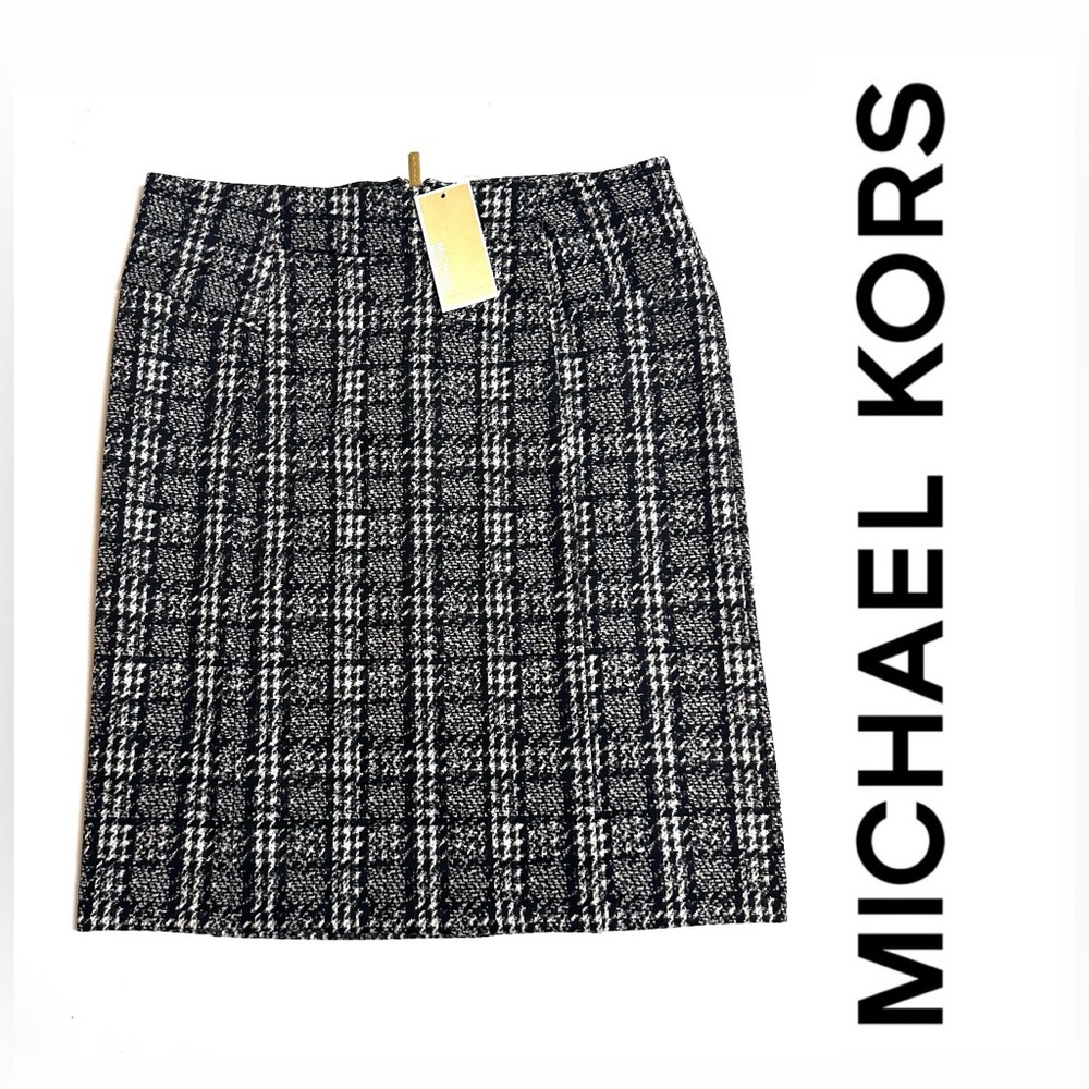 MICHAEL KORS Womens Plaid Skirt Size 10 (NWT)